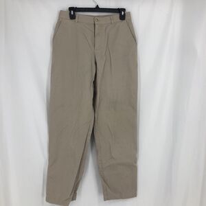 Polo Ralph Lauren Womens Khaki Straight Leg Chino Pants Sz 8 High Rise Cotton